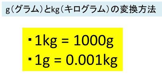 1000kg は 何 g