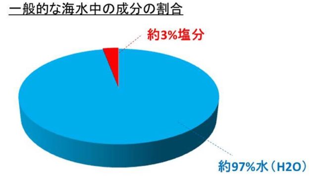 海水や死海の塩分濃度はどれくらい 作り方を解説 白丸くん