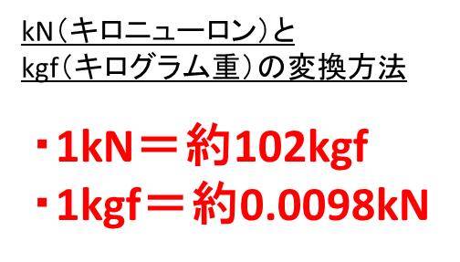 Kn キロニューロン とkgf キログラム重 の変換方法 違い Knとkgは換算できる 1knは何kgfか 1kgは何knか おでかけラボ