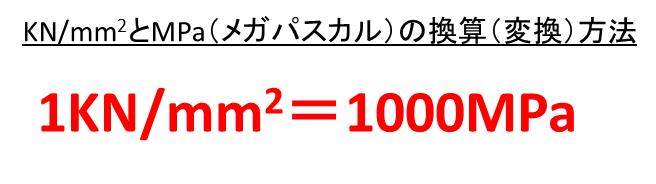 Kn Mm2とmpa メガパスカル の変換 換算 方法 1kn Mm2は何mpa 1mpaは何kn モッカイ