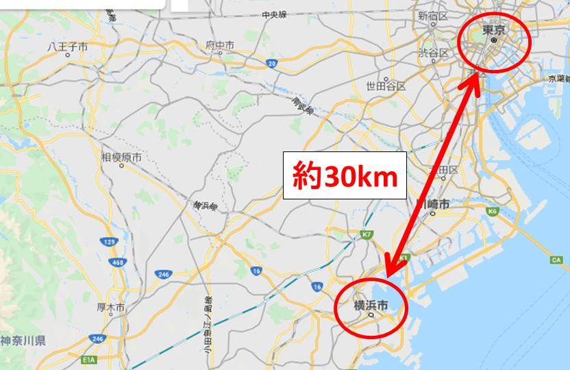 30kmは車で何分かかる 25kmや35kmは自動車でどのくらい 30キロ 25キロ 35キロ 白丸くん