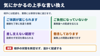 気にかかるの言い換え一覧表と使い分け