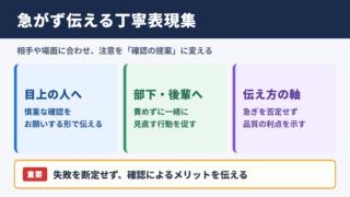 急いては事を仕損じるの言い換え一覧表とシーン別表現
