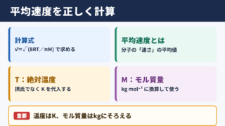 平均速度の計算式と結論