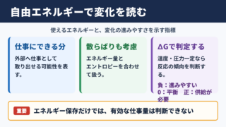自由エネルギーの意味と結論