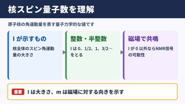 核スピン量子数の意味